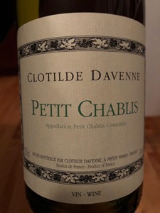 Clotilde Davenne Chardonnay 2012